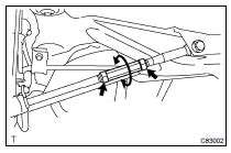 Toyota Highlander Service Manual: Rear wheel alignment - Rear suspension