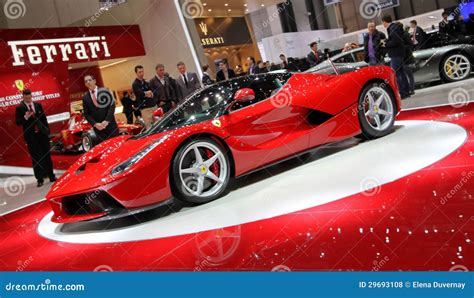 Ferrari Laferrari Hybrid Supercar Editorial Stock Photo - Image of ...