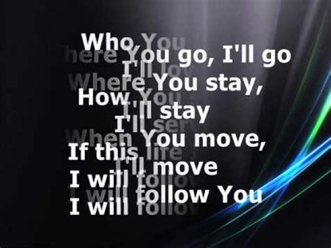 Chris Tomlin - I Will Follow [With Lyrics] - YouTube