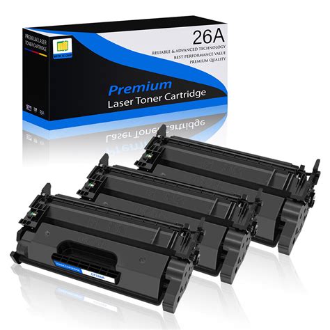 Used 3PK Black Toner Cartridge CF226A 26A for HP LaserJet Pro MFP M426 ...