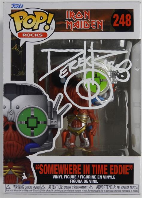 Iron Maiden Autographed Signed Derek Riggs JSA Autograph Eddie Funko Pop #248