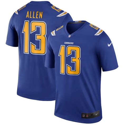 Men's Nike Keenan Allen Royal Los Angeles Chargers Color Rush Legend Jersey