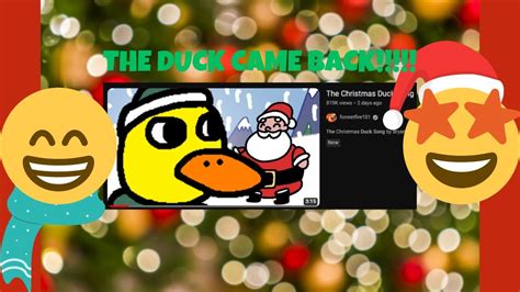Reacting To The Christmas Duck Song! - YouTube