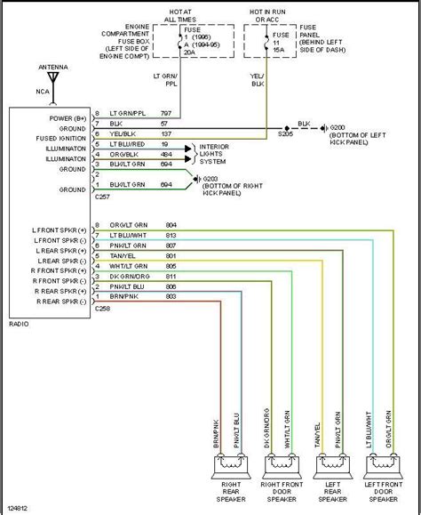 Ford F-250 Radio Wiring Diagram