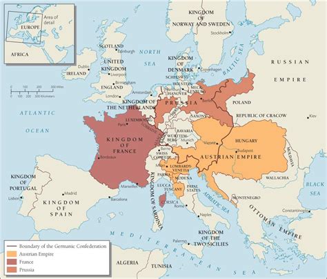 Europe after Congress of Vienna 1815 : r/MapPorn