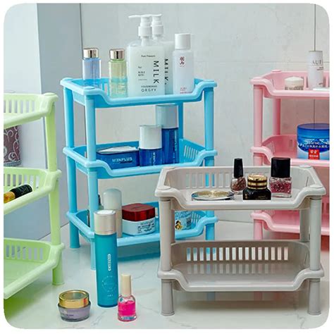 bathroom cleaning supplies cosmetic stable Storage Shelf Rack Organizer ...