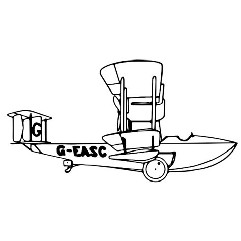 airplane drawing line art | Free SVG