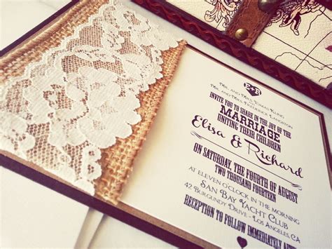 20 Modern Rustic wedding invitations Ideas!! - 123WeddingCards