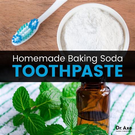 Homemade Baking Soda Toothpaste - Dr. Axe | Baking soda toothpaste ...