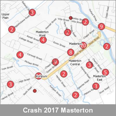 2020 Street Map Masterton - Digital Maps