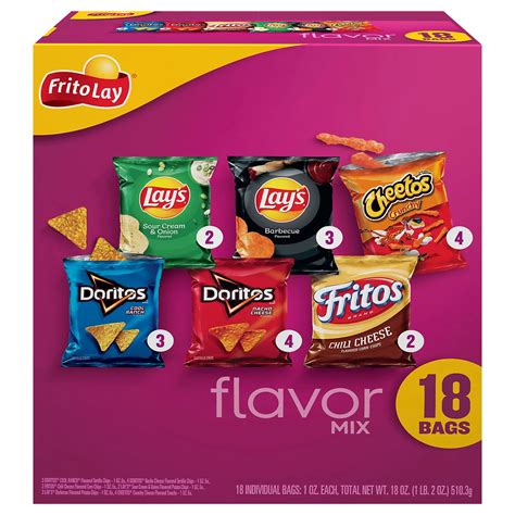 Frito Lay Flavor Mix Variety Pack Chips - Shop Chips at H-E-B