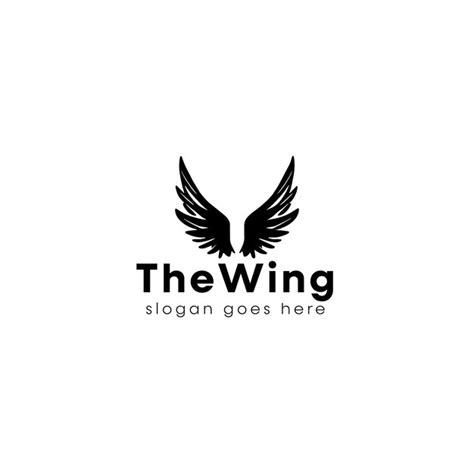 Premium Vector | The wing vector logo design