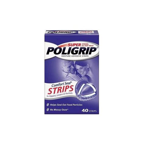 Super Poligrip Comfort Seal Strips from Smilox.com