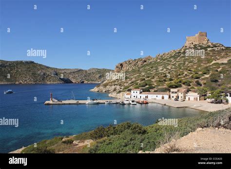 Scene on Cabrera Island, Cabrera Archipelago of islands, Spanish ...