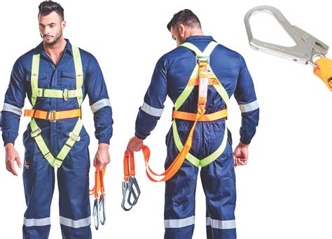 SAFETY HARNESS DOUBLE LANYARD & SCAFFOLD HOOKS HARNESSDL | Kevcor | Health and Safety | Clothing ...