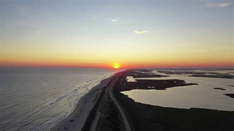 Scenic Still Shot Of Sunset At Gilgo Beach Stock Video Footage 00:32 SBV-346755132 - Storyblocks