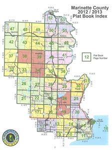 TheMapStore | Marinette County Wisconsin Plat Book