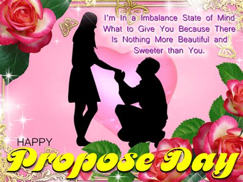 A Propose Day Card For Your Love. Free Propose Day eCards | 123 Greetings