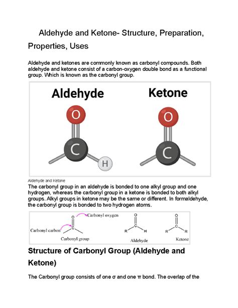 Aldehyde Structure