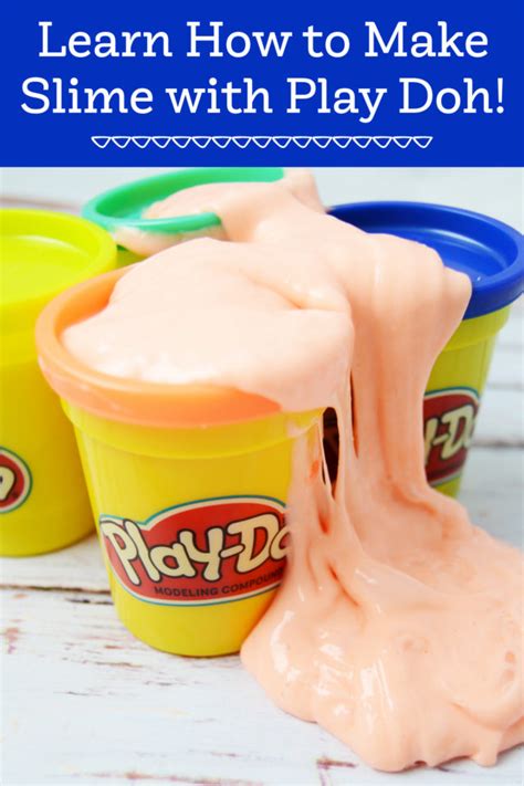 Easy Play Doh Slime Recipe (no Borax!) - DIY Candy