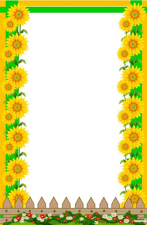 FLOWER BORDERS (Free Download) - Teachers Click