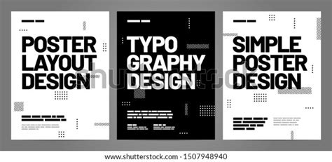 Simple Template Design Typography Poster Flyer: Vector có sẵn (miễn phí ...