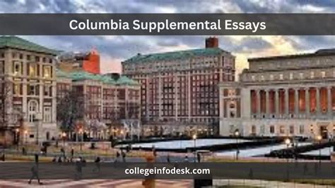 Columbia Supplemental Essays 2024 24 Hours - Amalie Barbara