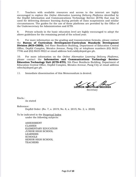 DepEd on Twitter: "Full memo here: https://t.co/C4DfbxQM1D" / Twitter