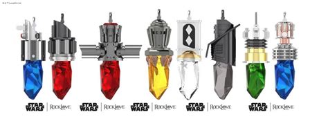 Luke and Leia Lightsaber Now Part of Star Wars X RockLove Kyber Crystal ...