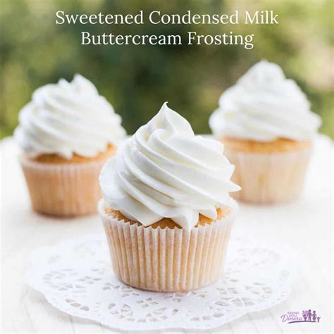 Sweetened Condensed Milk Buttercream Frosting Recipe - Saving You Dinero