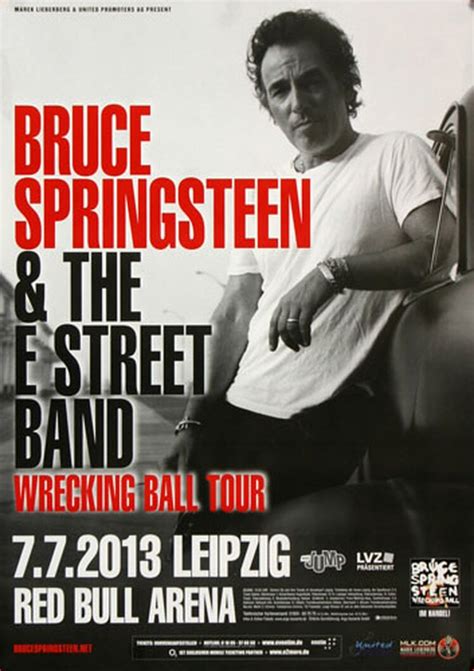 Bruce Springsteen - Wrecking Ball , Leipzig 2013 - Konzertplakat, 22,90