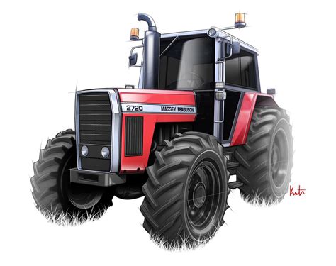 Massey Ferguson 2720 / Kunter Aytekin / Sketches & Illustrations on Behance | Tractor cabs ...