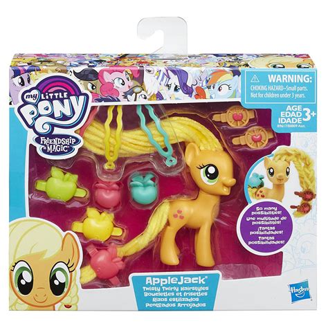 My Little Pony Twisty Twirly Hair Applejack Brushable Pony | MLP Merch