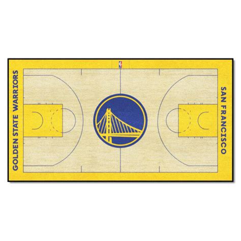 NBA - Golden State Warriors Large Court Runner 29.5x54 - Walmart.com