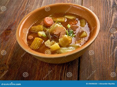 Sopa de Mondongo stock photo. Image of onions, cilantro - 49698658