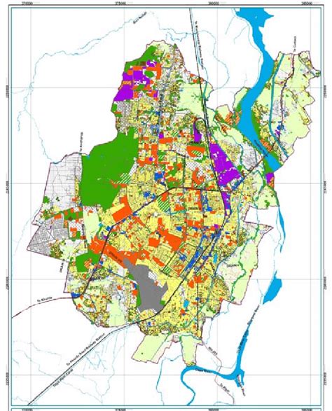 Land use Bhubaneswar city (2010) (see online version for colours ...