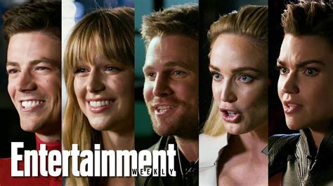 The Arrowverse In 30 Seconds: Cast Explains The DC Universe | Entertainment Weekly - YouTube