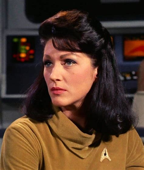 Majel Barrett Roddenberry | Star trek series, Star trek tv, Star trek cast