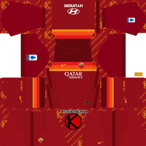 AS Roma Kits 2020/2021 - DLS2019 Kits - Kuchalana