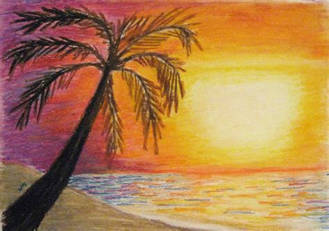 Easy Sunset Drawing at GetDrawings | Free download