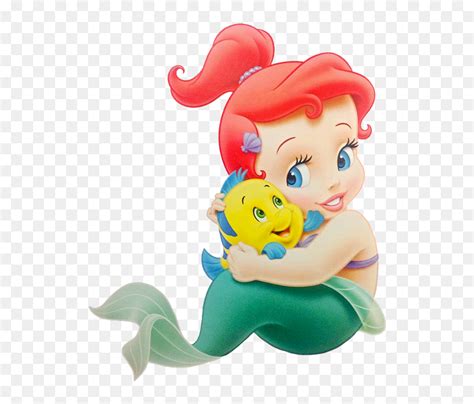 Little Mermaid Png - Baby Ariel Little Mermaid, Transparent Png - vhv