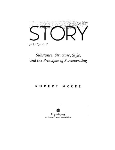 Robert McKee - Story (PDF) - PDFCOFFEE.COM