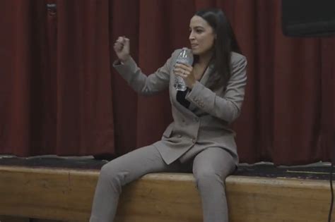 AOC busts a move after protesters crash town hall