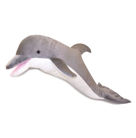 Melissa & Doug Giant Stuffed Animal Dolphin | The Toy Shop