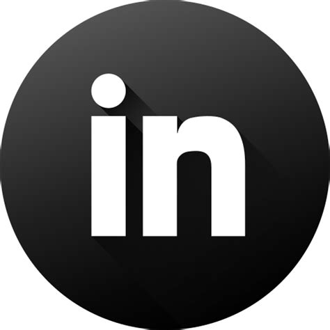 Linkedin Logo Black And White Png | Free PNG Image