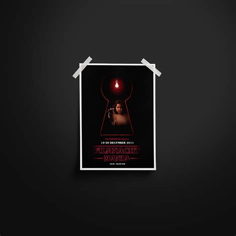 Stranger things poster on Behance