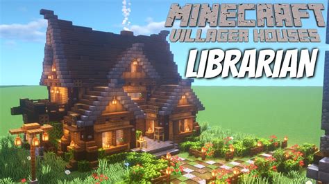 Minecraft Villager Houses: How to make a Custom House in Minecraft for the Librarian (Download ...