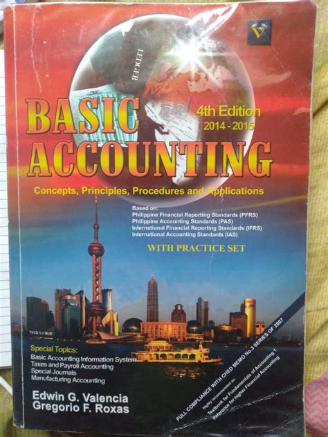 Basic Accounting (2014 edition) by Valencia & Roxas, Hobbies & Toys ...