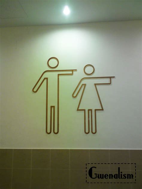 Environment Design: Week 9 2nd post: Creative toilet sign