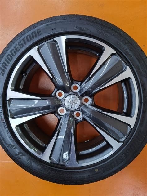 18 inch Toyota carmy hybrid rims & 235/45/18 Bridgestone T005A tyres, Car Accessories, Tyres ...